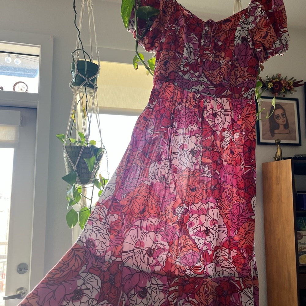 Floral Pink Dress